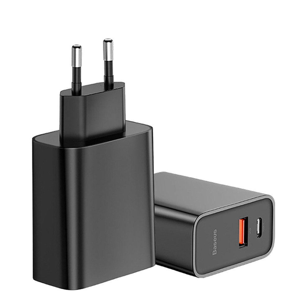 Сетевой адаптер Baseus Speed PPS Quick charger C+U 30Вт Чёрный 