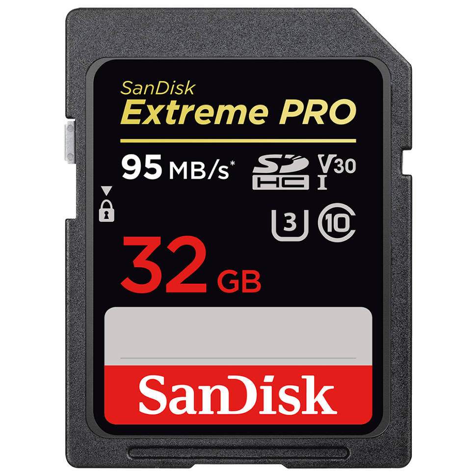 Карта памяти SanDisk Extreme Pro SDHC 32Gb UHS-I U3 