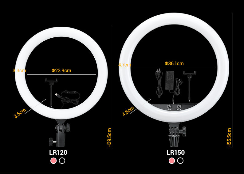 

Осветитель кольцевой Godox LR120 LED Чёрный