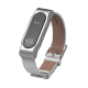 Ремешок кожаный для MiBand 2 Белый - Изображение 40734