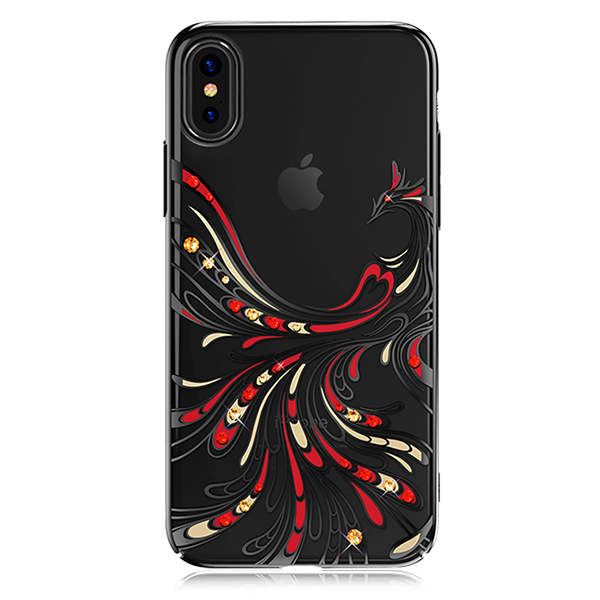 Чехол PQY Flying для iPhone X Чёрный 