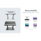 Подставка для ноутбука Nillkin ProDesk Adjustable Laptop Stand Серая - Изображение 150754
