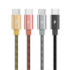 Кабель металлический Remax Silver Serpent USB - Type-C Розовое золото - Изображение 63163