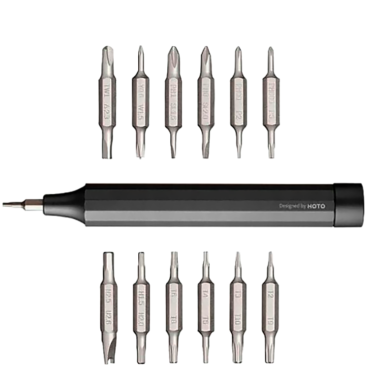 Отвертка Hoto Precision Screwdriver Kit 24 in 1 Grey 