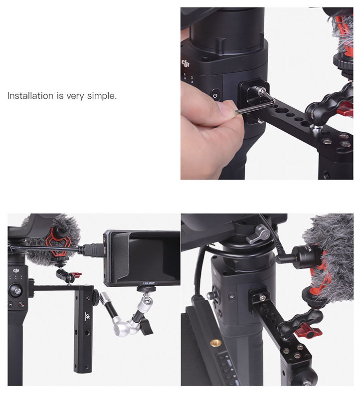 

Рукоятка DigitalFoto VISIONNH для крепления дополнительного оборудования на Ronin-S