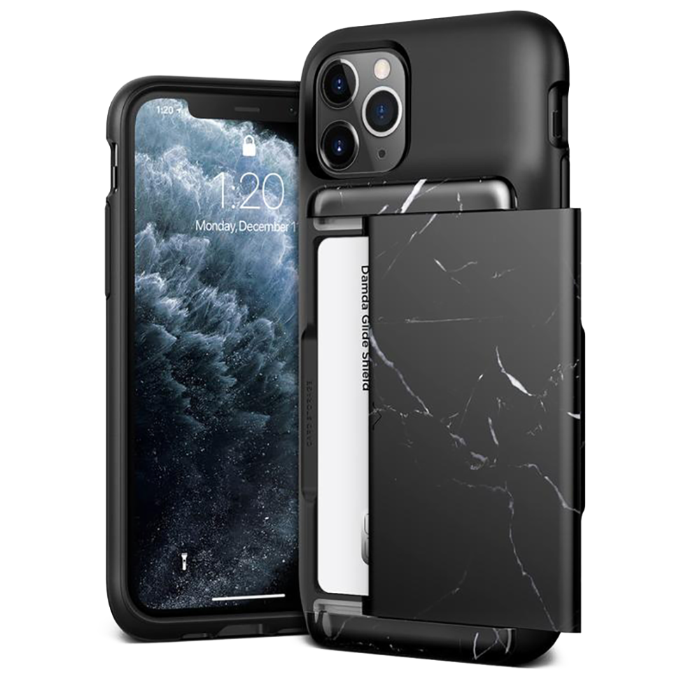 Чехол VRS Design Damda Glide Shield для iPhone 11 Pro Black Marble 