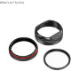 Светофильтр с блендой SmallRig UV Lens Hood Kit для Fujifilm X100VI / X100V Чёрный - Изображение 298249