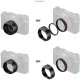 Светофильтр с блендой SmallRig UV Lens Hood Kit для Fujifilm X100VI / X100V Чёрный - Изображение 298252