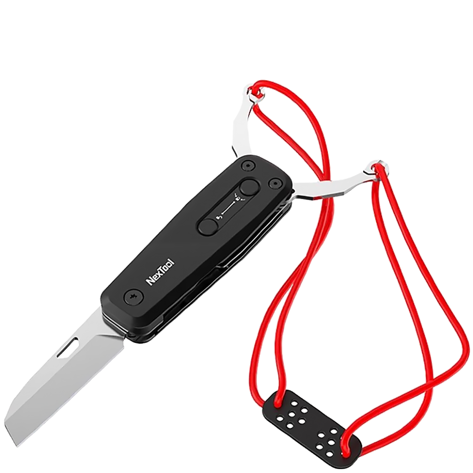 Мультитул-рогатка NexTool Multifunctional Slingshot Чёрная 