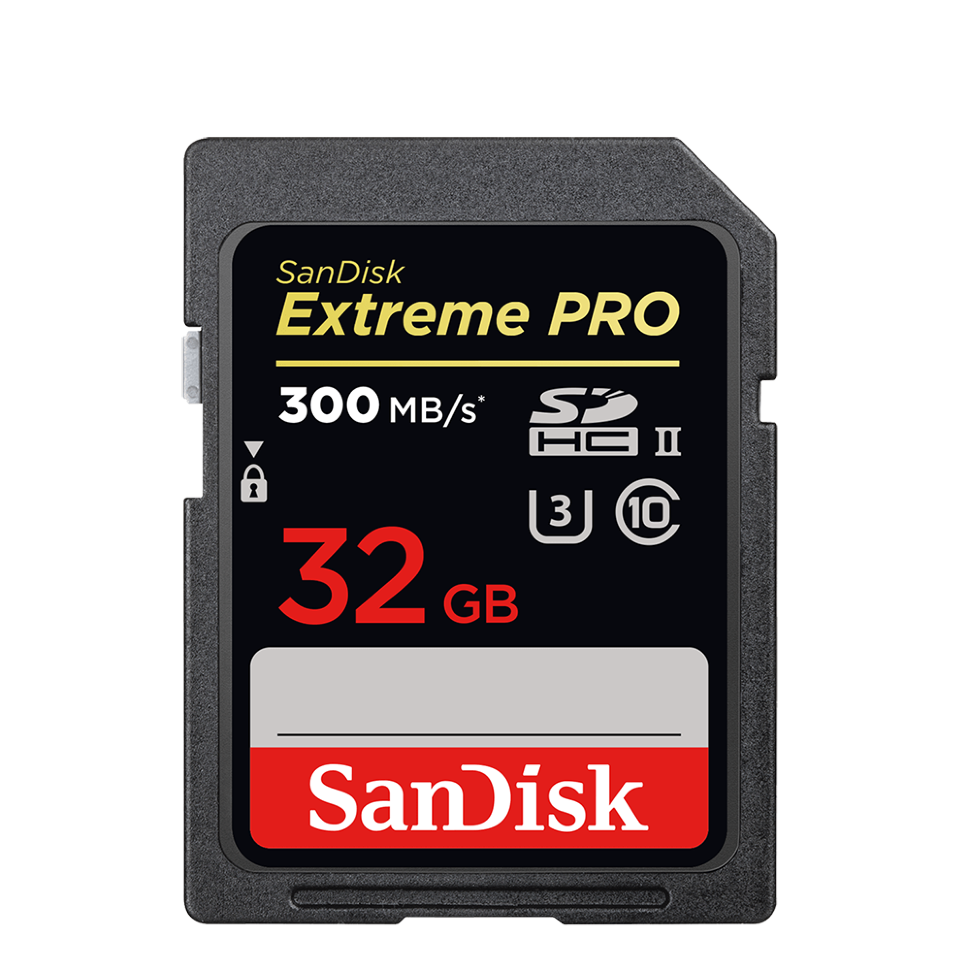 Карта памяти SanDisk Extreme Pro SDHC 32Gb UHS-II U3 
